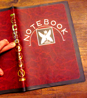 The red marble, mystery notebook