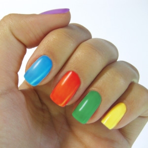 rainbow-nails